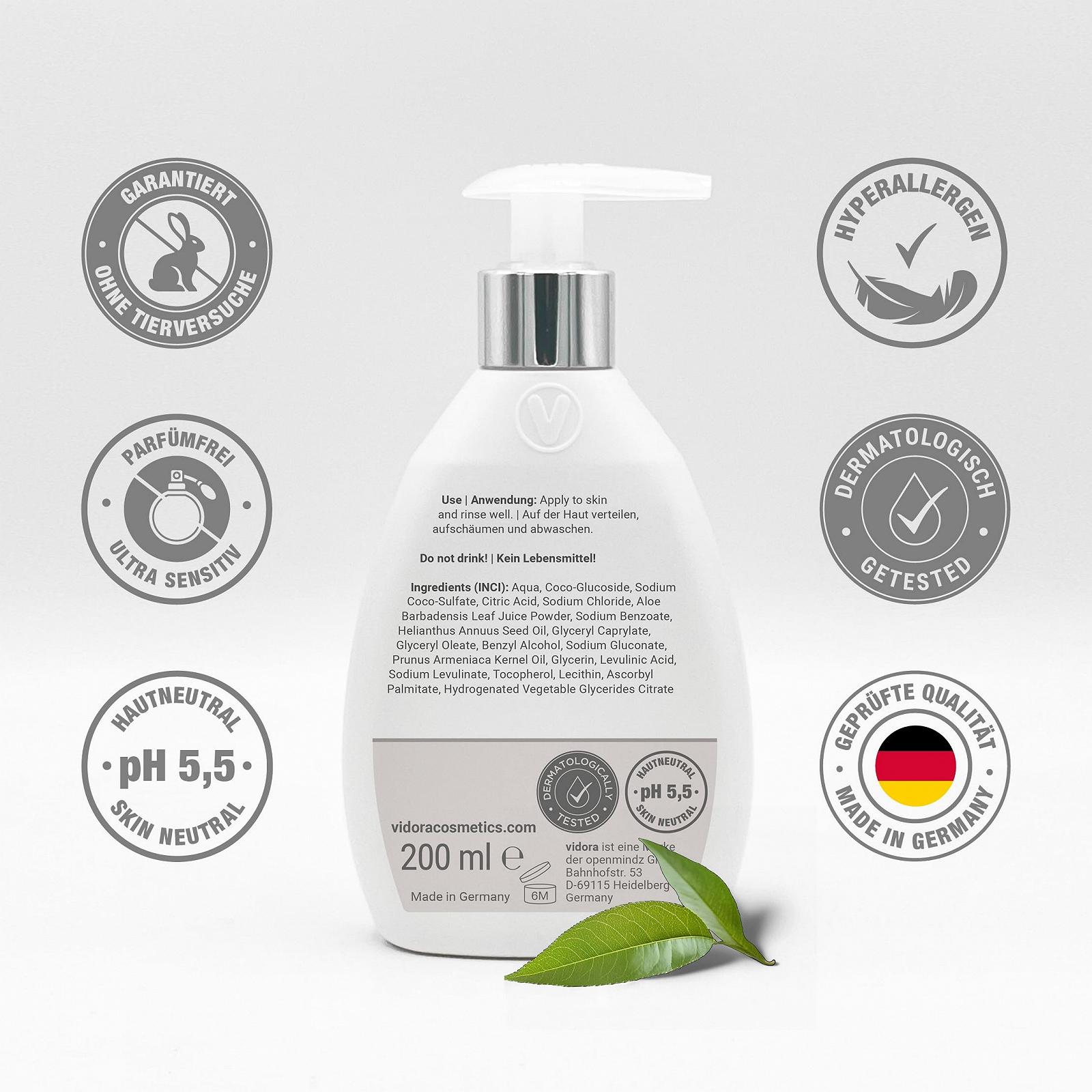 Гель для душу Pure Body Wash Fragrance-Free з органічним алое вера та олією абрикосових кісточок pH 5.5, фото №4 Гель для душу Pure Body Wash Fragrance-Free з органічним алое вера та олією абрикосових кісточок pH 5.5, фото №4