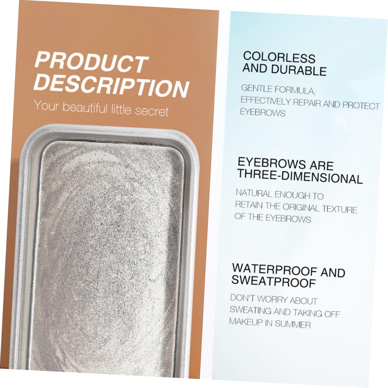 Styling Cream MERRYHAPY Eyebrow Styling Soap Pack of 3, фото №4