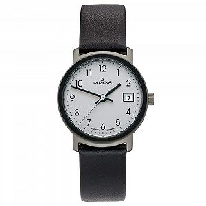 Купити Жіночий годинник Dugena Nero, корпус з нержавіючої сталі, мінеральне скло, шкіряний ремінець, застібка-пряжка, 5 Bar - Фото 1 Жіночий годинник Dugena Nero, корпус з нержавіючої сталі, мінеральне скло, шкіряний ремінець, застібка-пряжка, 5 Bar - Фото 1