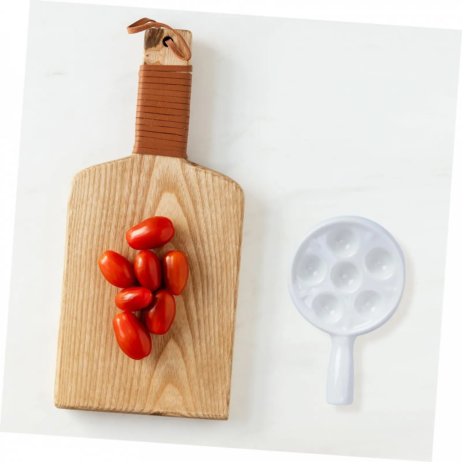 Форма для улиток TOYANDONA керамическая с эргономичными ручками белая, фото №6