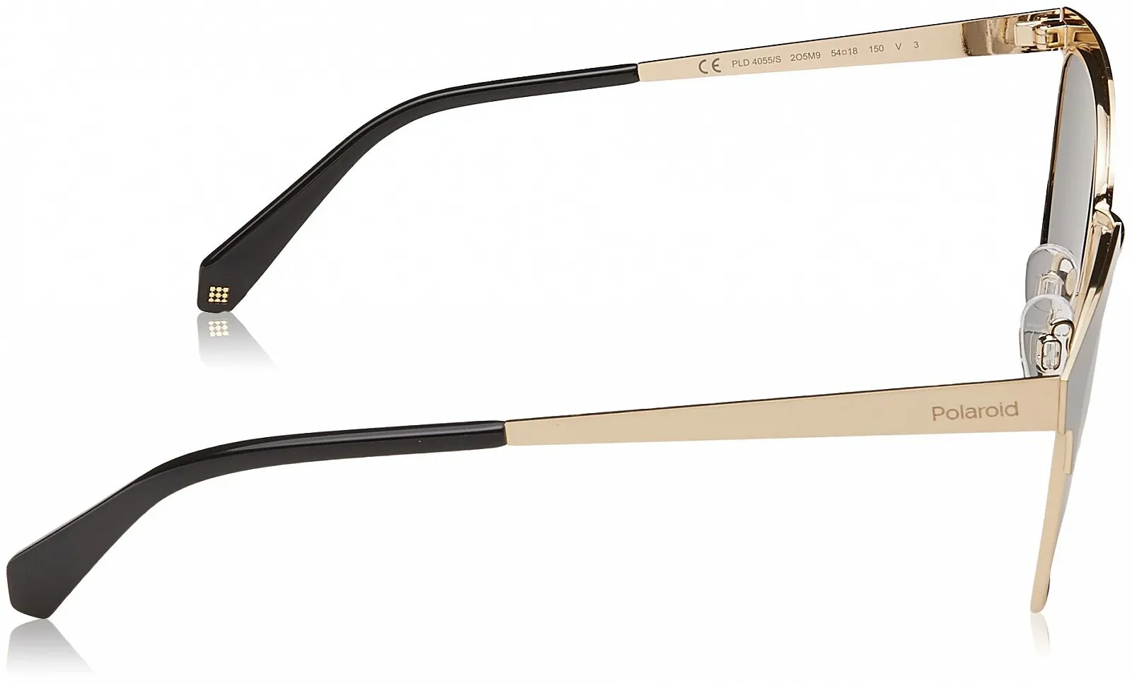 Сонцезахисні окуляри Polaroid Жіночі PLD 4055/S 54 Чорний, Сірий, фото №3