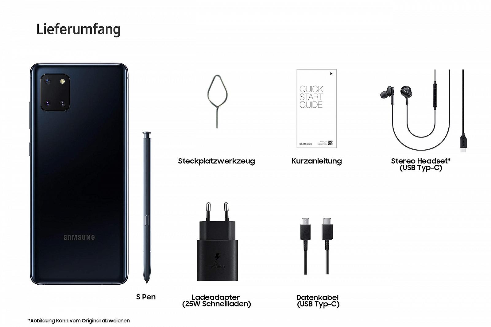 Смартфон Samsung Galaxy Note10 Lite Aura Black, фото №6 Смартфон Samsung Galaxy Note10 Lite Aura Black, фото №6