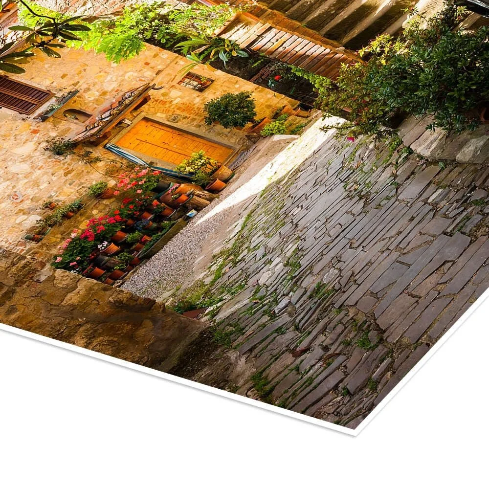 Постер Reiner Würz Средиземноморский переулок, Тоскана 70 x 100 см, фото №3