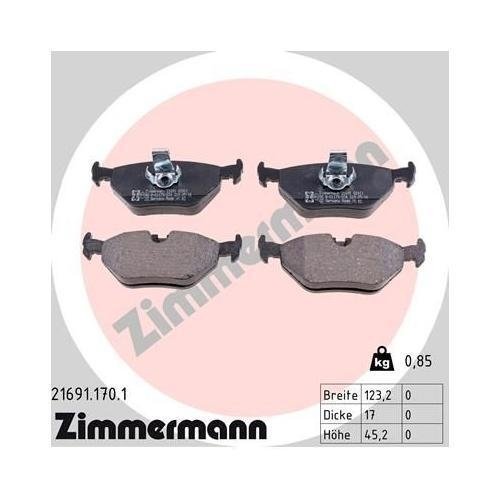 Тормозной диск ZIMMERMANN COAT Z 150.1284.20 для BMW передняя ось, фото №6