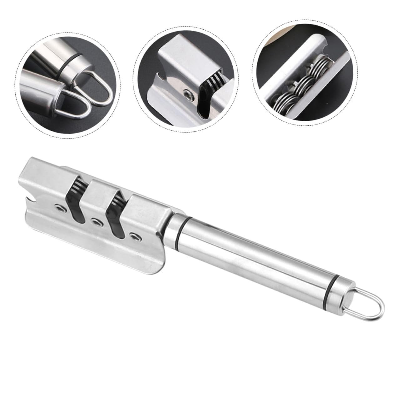 Точилка для ножів Toyvian побутова ергономічна нержавіюча сталь, фото №8