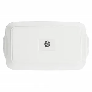 Форма для запікання la Porcellana Anghiari прямокутна порцелянова 26 x 15 x 5 см у подарунковій коробці Біла synthetic.ua - Фото 1