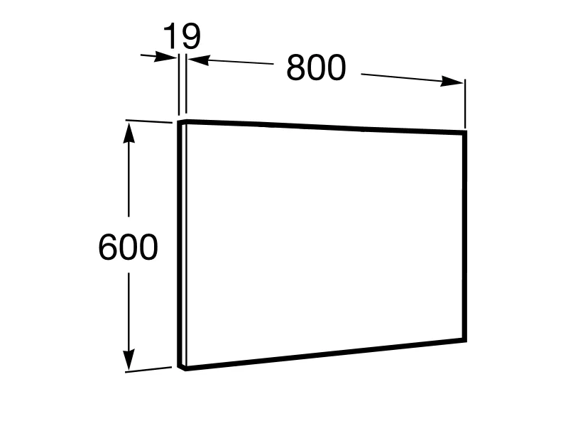Зеркало Roca Victoria Basic A812328406, фото №2