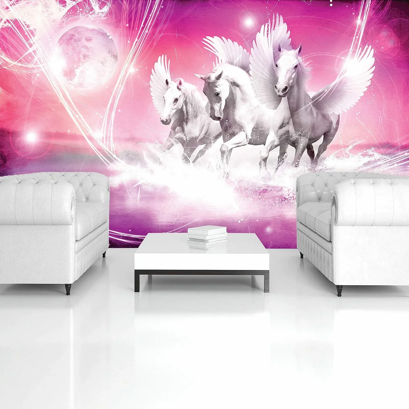 Фотообои флизелиновые для детской комнаты Pegasi 368 x 254 см 3D эффект Листья, фото №8