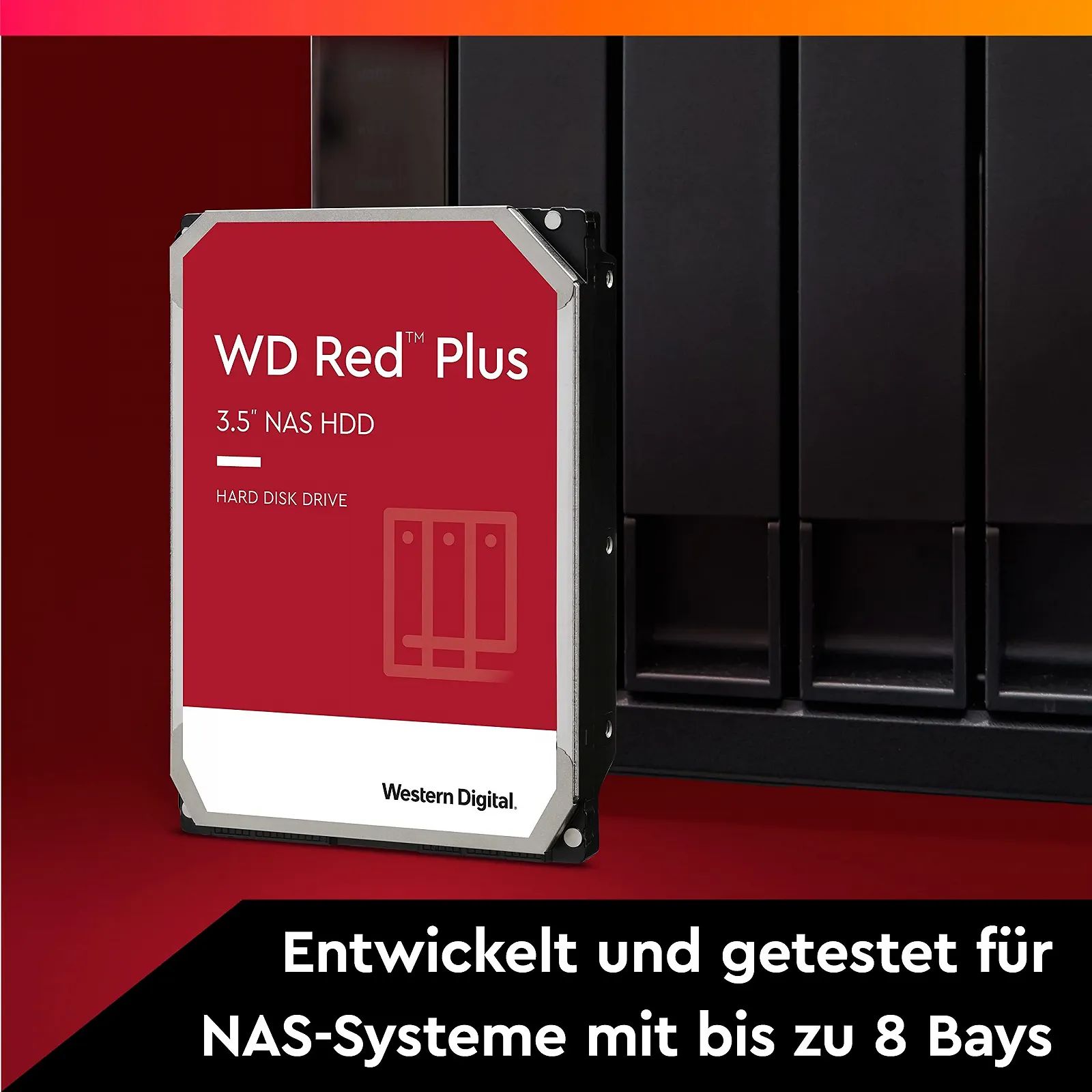 Внутрішній жорсткий диск Western Digital Red WD40EFAX 4TB 3.5 дюйма 5400 RPM 64MB Cache, фото №2