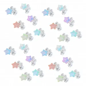 Подвески для ногтей FRCOLOR Декоративные 30 шт Весенне-летние штапельные украшения для сверления - Фото 1