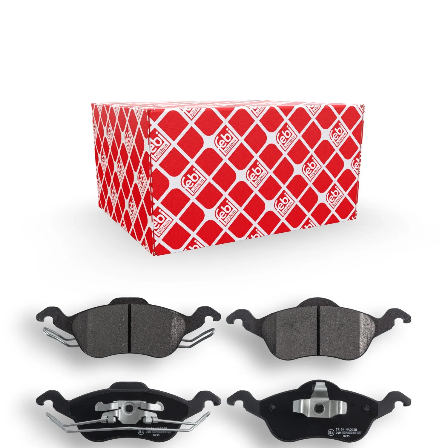 Комплект гальмівних колодок, дискові гальма FEBI BILSTEIN 16279 для FORD, FORD USA, фото №1 Комплект гальмівних колодок, дискові гальма FEBI BILSTEIN 16279 для FORD, FORD USA, фото №1