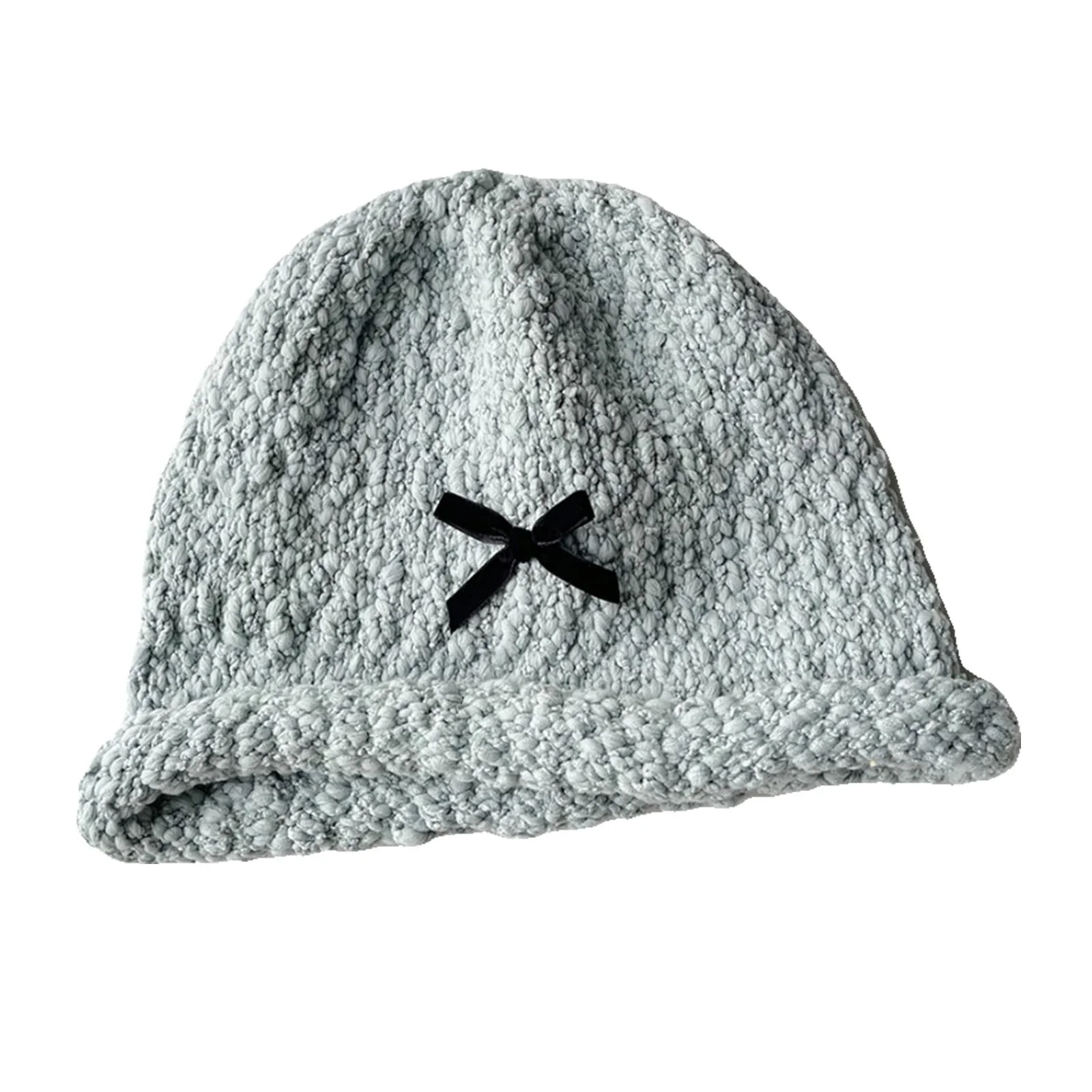 Шапка с бантом Ldabrye для девочек, ветрозащитная, зимняя, фото №1