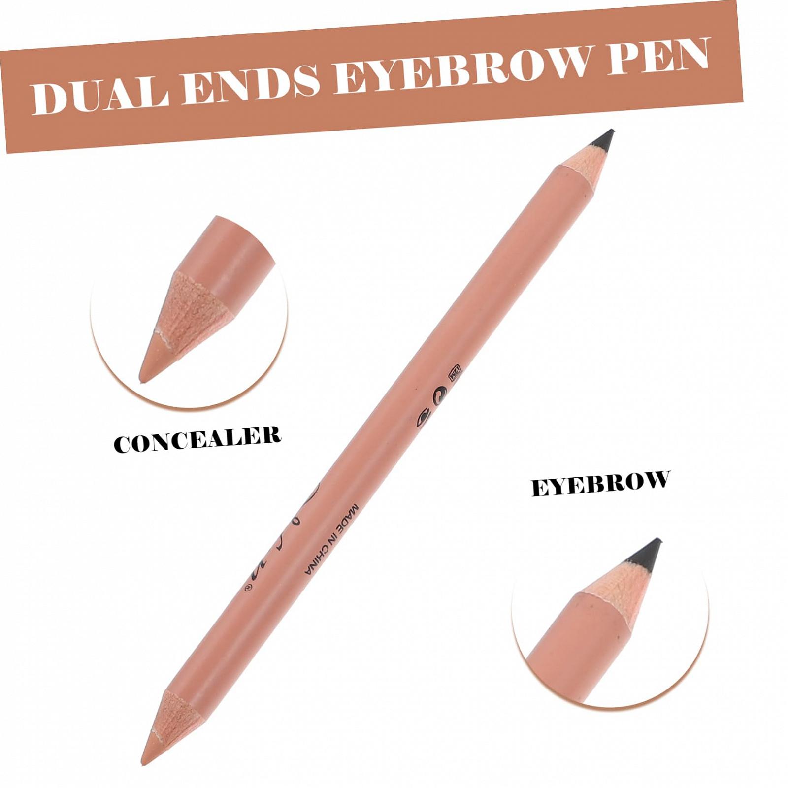 Карандаш для бровей Beaupretty Eyeliner с двойным использованием, Набор 12 штук, фото №4