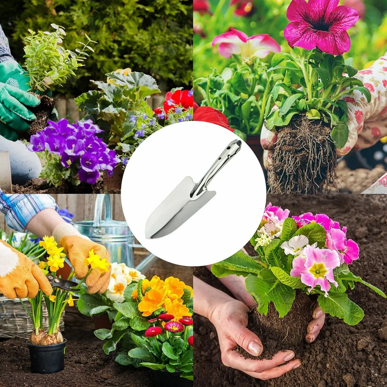 Лопата совковая садовый Mxshc Многофункциональный портативный из нержавеющей стали для копания, рыбалки, кемпинга, фото №3