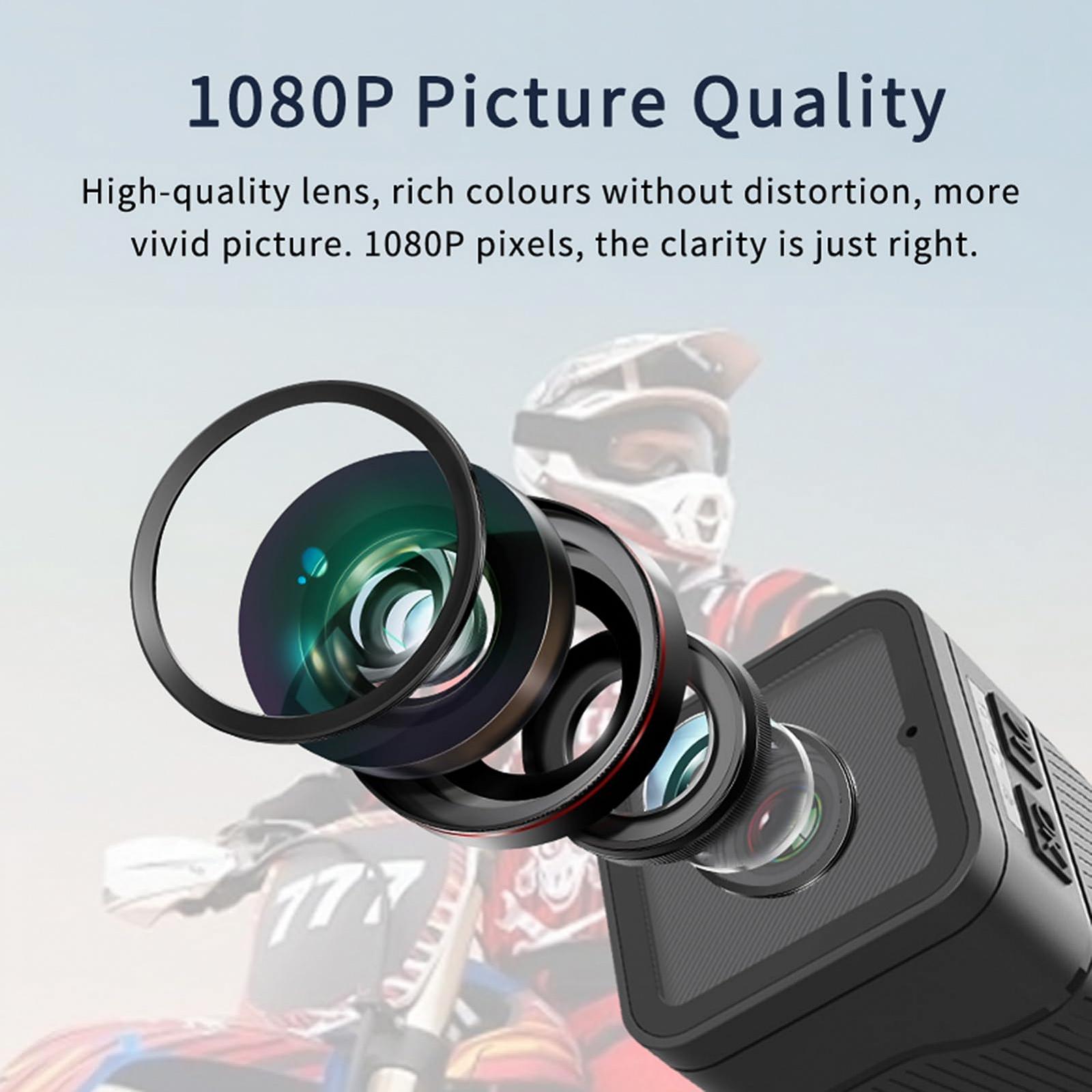 Камера Andoer 1080P WiFi Водонепроницаемая Встроенный аккумулятор Чёрная, фото №3