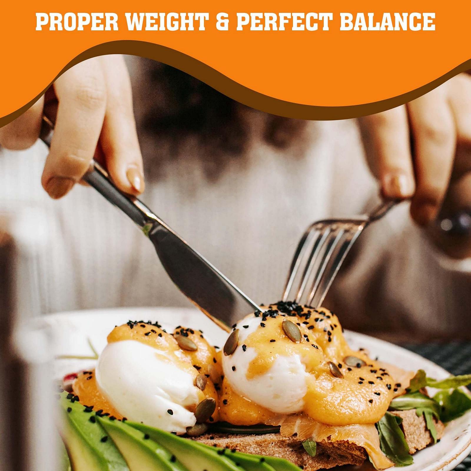 Набор столовых приборов Tieplis, 32 предмета: ножи, вилки, ложки из нержавеющей стали на 8 персон, с зеркальной полировкой, фото №5 Набор столовых приборов Tieplis, 32 предмета: ножи, вилки, ложки из нержавеющей стали на 8 персон, с зеркальной полировкой, фото №5