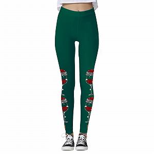 Леггинсы Generisch Chemistry 9th Grade High School Christmas Fashion Casual Red Wine Glass Printed Hollow Tight Hip Lifting Fitness Красный synthetic.ua - Фото 1