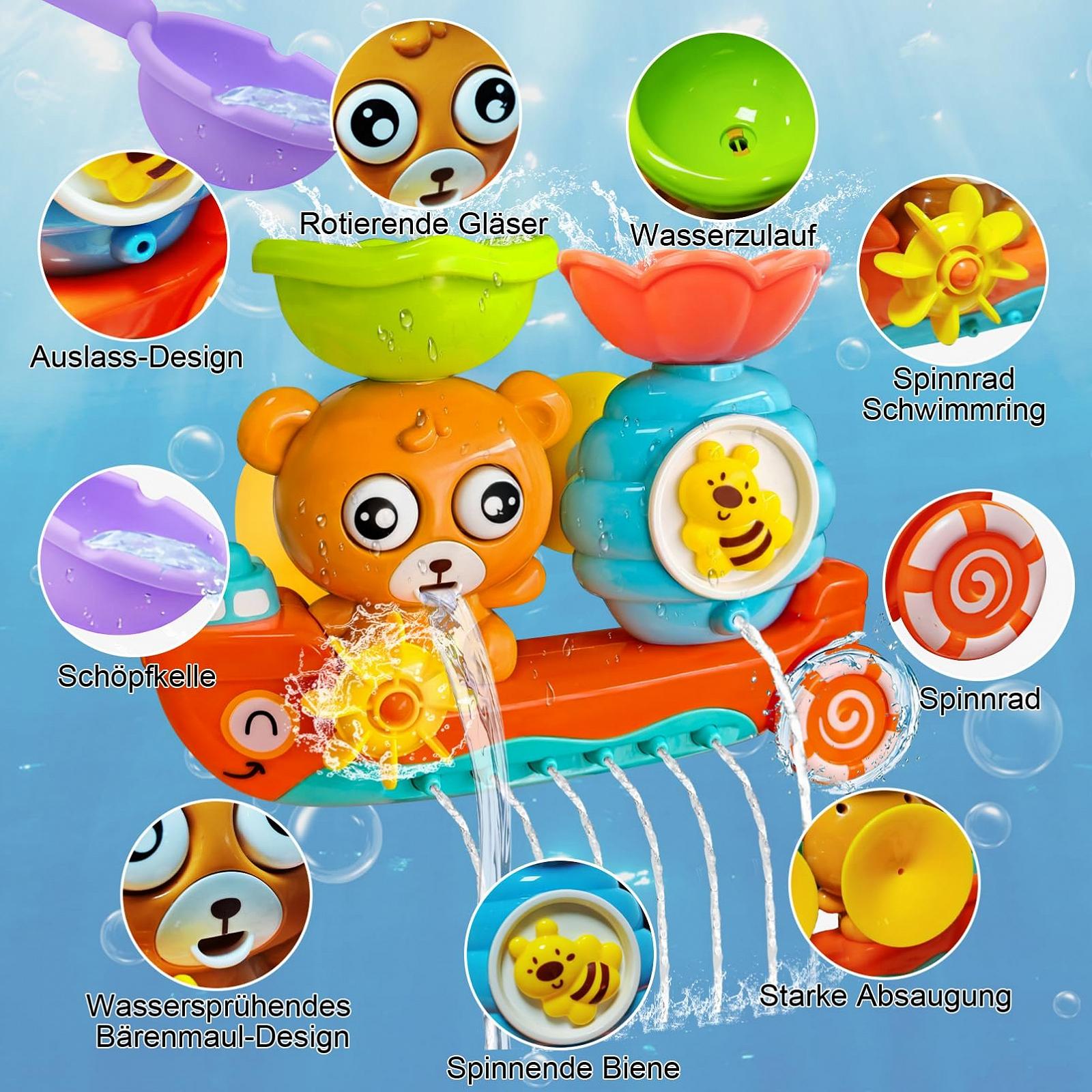 Игрушка для ванны Медведь Водопад, фото №4