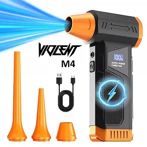 Портативний турбовентилятор Violent M4 Turbo Jet Fan 110000 RPM Orange - Фото 1