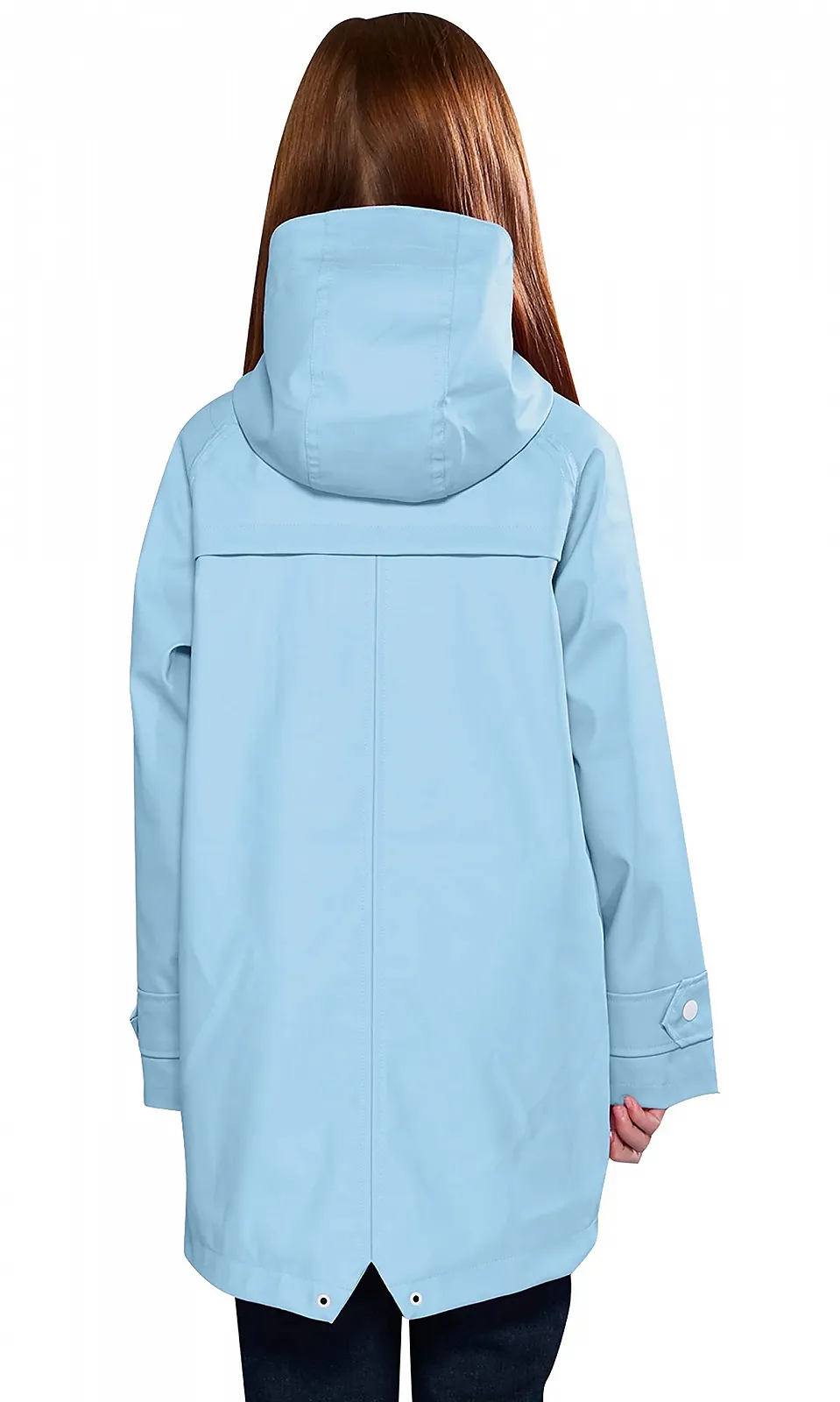 Дитяча дощова куртка Solocote з капюшоном, прогумовані дощовики на підкладці для дівчаток та хлопчиків, водонепроникна, вітронепроникна, фото №2