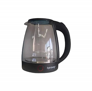 Электрочайник стеклянный Rainberg RB-2240 1500 Вт 1,8л Черный - Фото 1