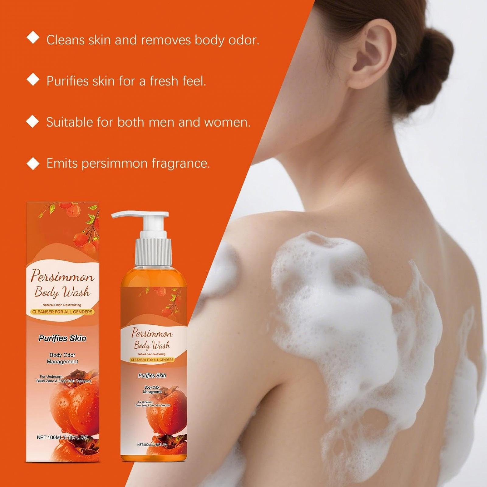 Гель для душу Persimmon Body Wash Kaki Проти запаху тіла 1 шт., фото №3