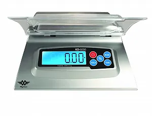 Кухонні ваги My Weigh KD8000 8000 g / 1 g з дисплеєм виходу тіста та адаптером ЄС synthetic.ua - Фото 1