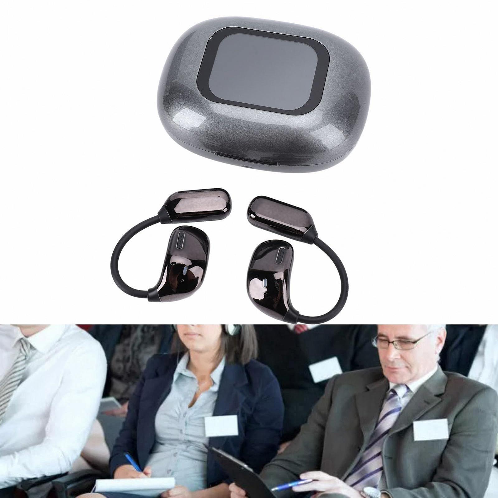 Навушники для перекладу в реальному часі, 80 мов, 4 режими, на кліпсі, фото №5