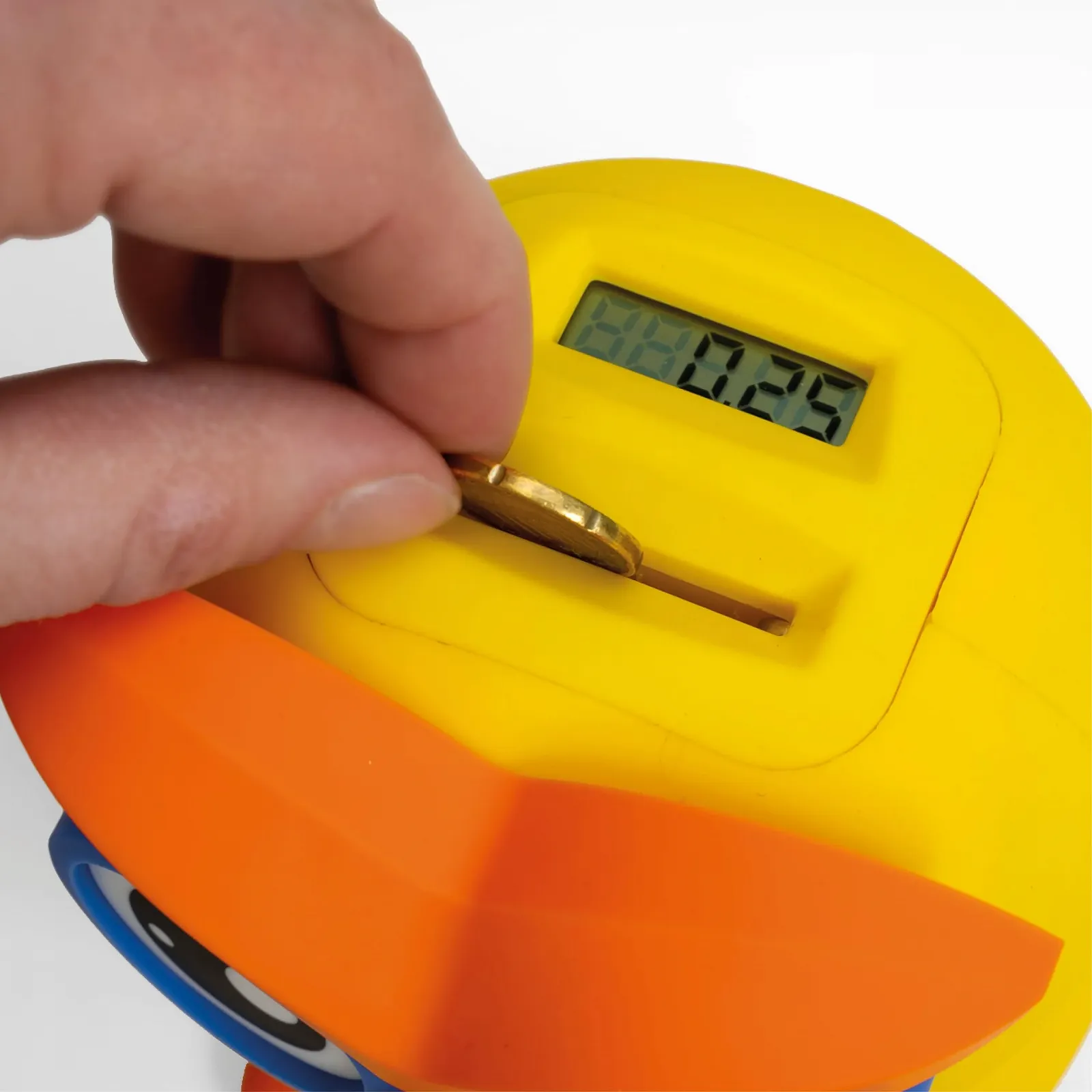 Скарбничка Сова 700464 З РК-дисплеєм та автоматичним розпізнаванням монет Жовта, фото №3