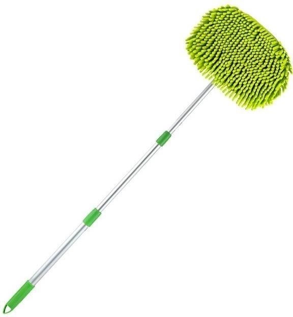 Щетка-швабра Psheko с телескопической съемной ручкой для мытья авто Зеленый 050615, фото №1 Щетка-швабра Psheko с телескопической съемной ручкой для мытья авто Зеленый 050615, фото №1
