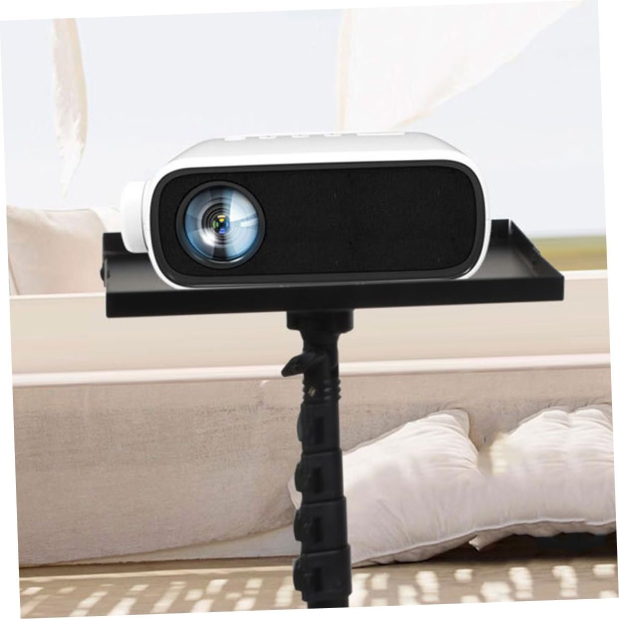 Підставка для проєктора металева багатофункціональна складана міцна сумісна зі стійками для ноутбуків та штативами, фото №4