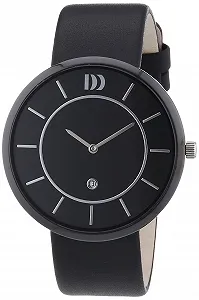 Мужские Кварцевые Часы Danish Design 3314444 с Кожаным Ремешком - Фото 1