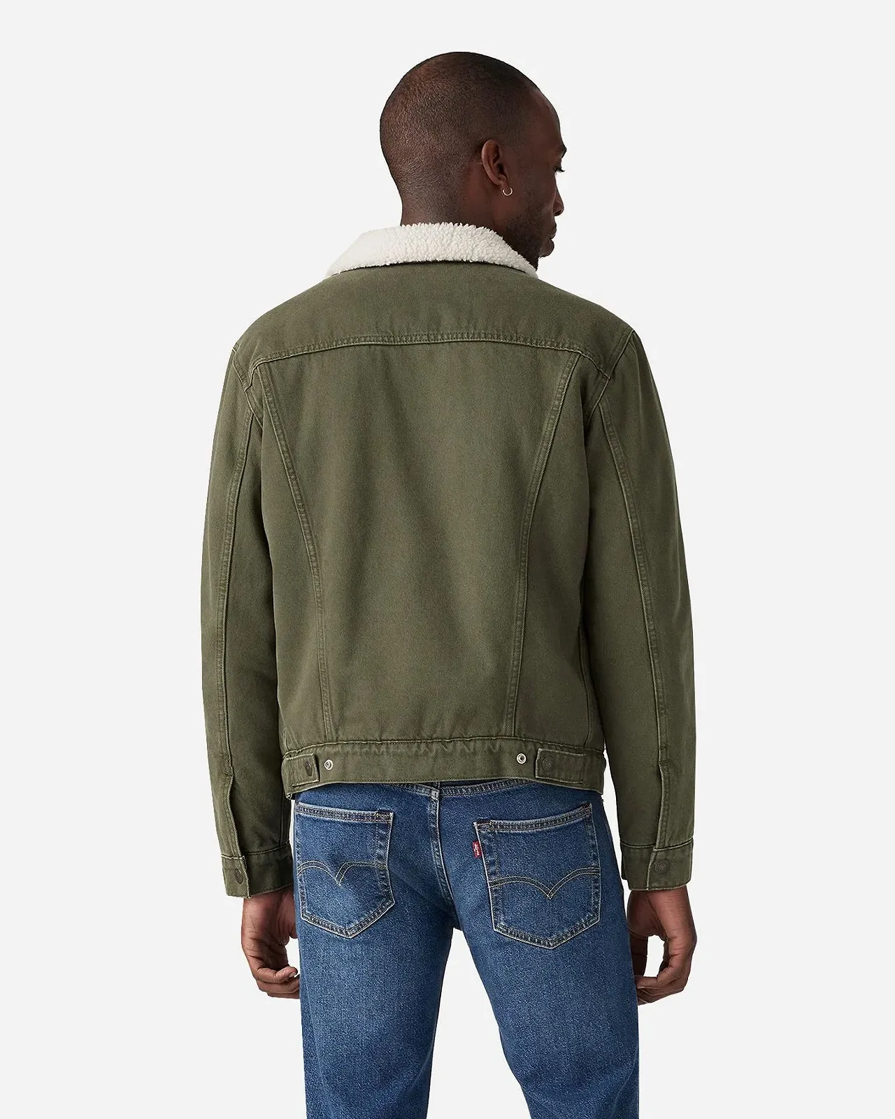 Джинсова куртка Levis - Type 3 Sherpa Trucker Forest Night - S, фото №4 Джинсова куртка Levis - Type 3 Sherpa Trucker Forest Night - S, фото №4