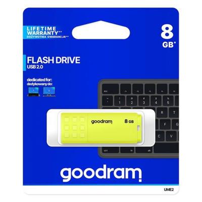 USB флеш-накопитель Goodram 8GB UME2 Yellow 2.0 UME2-0080Y0R11, фото №4