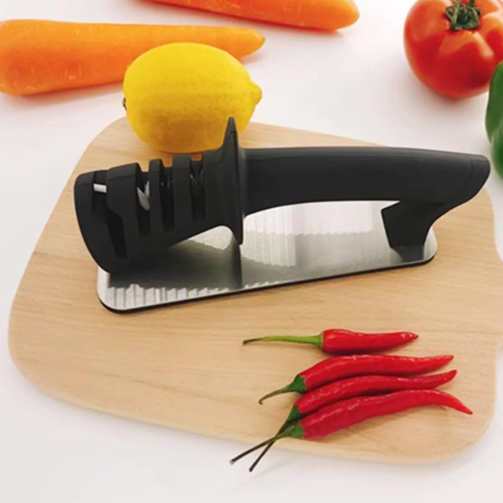 Точилка для ножів 4 в 1 Ручна Ергономічна, фото №5