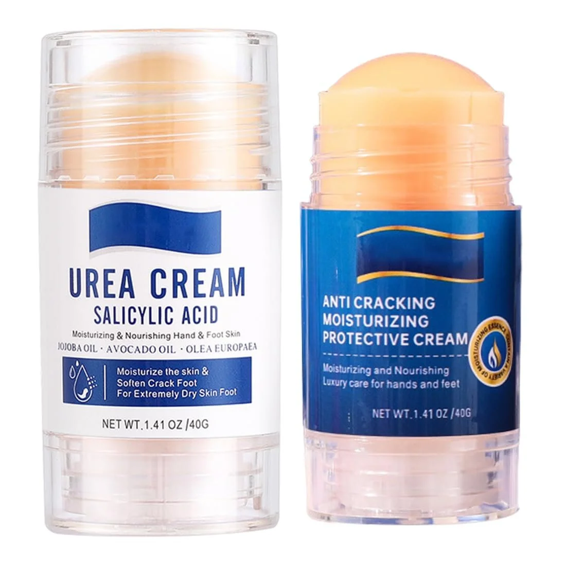 Крем-стик для ног увлажняющий против трещин с мочевиной 2 шт, фото №1