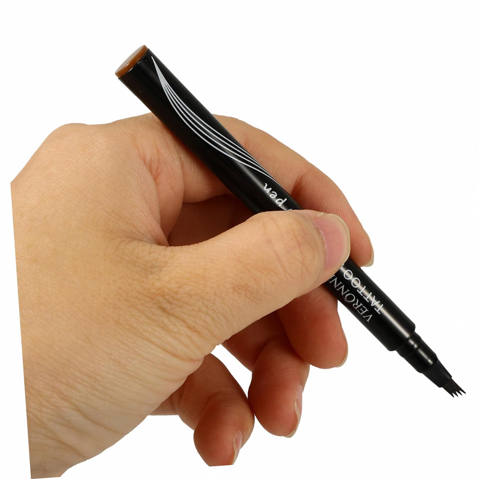 Рідкий олівець для брів minkissy Чотиризубий Потовидкий, фото №3 Рідкий олівець для брів minkissy Чотиризубий Потовидкий, фото №3