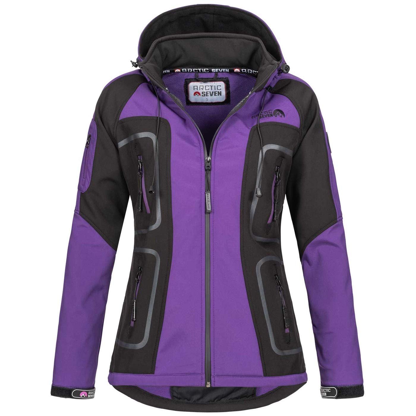 Жіноча куртка Softshell Arctic Seven AS181 Функціональна спортивна дощова куртка з капюшоном, фото №1