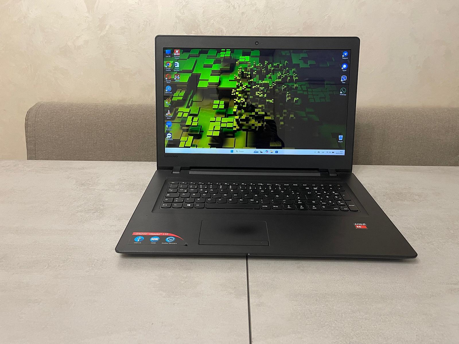 Ноутбук Lenovo IdeaPad 110-17ACL, 17.3" HD+, AMD A6-7310, 8GB, 256GB SSD, фото №1