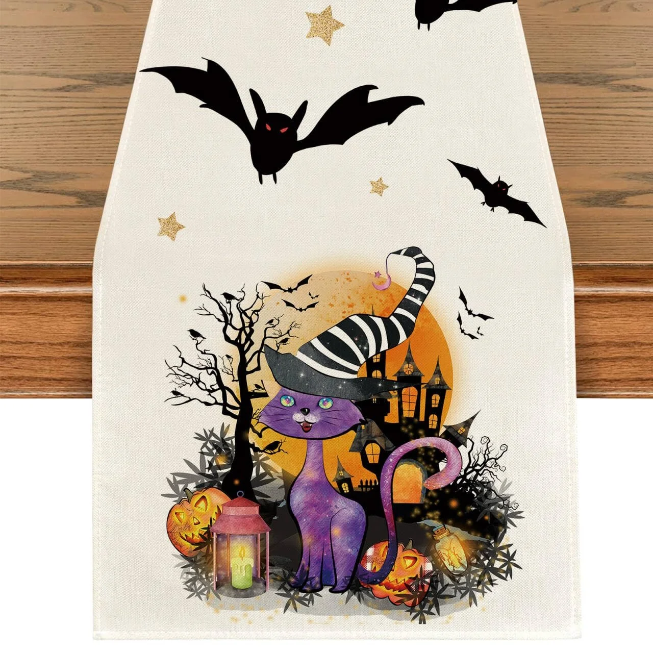 Ранер для столу Halloween Pumpkin Bat 40 x 240 см, фото №1