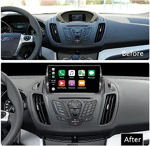 Штатна автомагнітола YUNTX для Ford Kuga Escape C-max 2013-2017 / 9" / Сенсорна / 6/128Гб / Android 14 / Apple CarPlay / Android Auto / Bluetooth / WI-FI / GPS / USB ціна на synthetic.ua - Фото 1 Штатна автомагнітола YUNTX для Ford Kuga Escape C-max 2013-2017 / 9" / Сенсорна / 6/128Гб / Android 14 / Apple CarPlay / Android Auto / Bluetooth / WI-FI / GPS / USB synthetic.ua - Фото 1