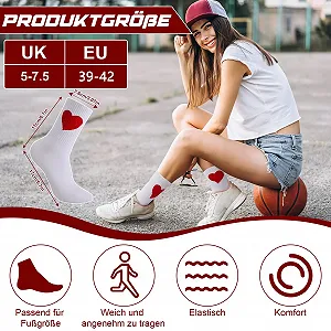 Шкарпетки тенісні з малюнком 6 пар synthetic.ua - Фото 1