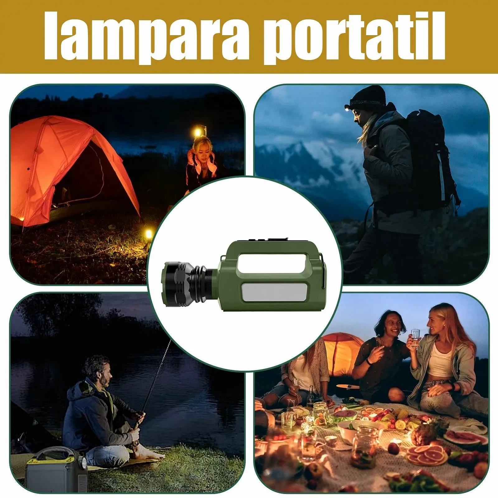 Ліхтар Camping Torch Rechargeable, фото №9