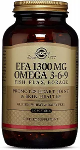 Витамины Solgar 1300 mg Omega 3-6-9 Softgels 120 капсул 4384302468 - Фото 1