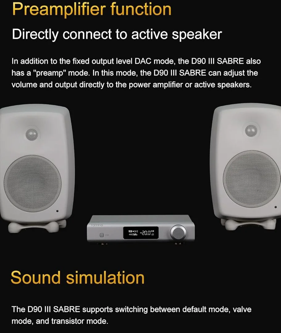 ЦАП Topping D90 III Sabre Черный, фото №5