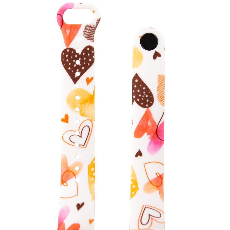 Силиконовый ремешок с рисунком для Xiaomi Mi Band 5 6, фото №2 Силиконовый ремешок с рисунком для Xiaomi Mi Band 5 6, фото №2