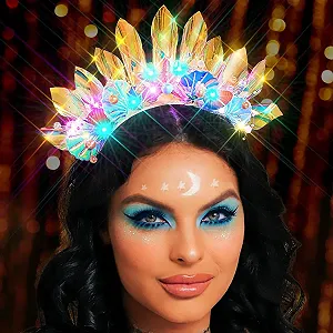 Світлодіодна Обруч на Голову з Мушлею та Морською Зіркою - Фото 1