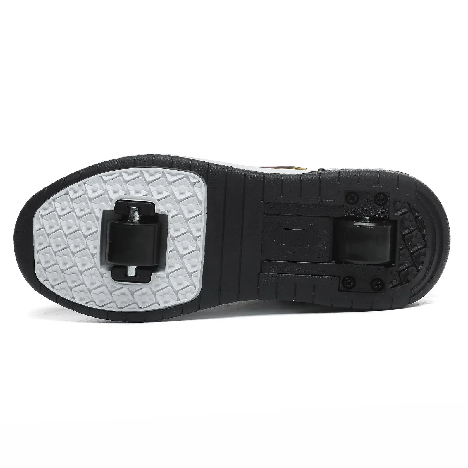 Роликовые коньки Детская обувь с двойными колесами Автоматические коньки Обувь для скейтборда Уличная фитнес-обувь Гимнастические кроссовки Детские, фото №5