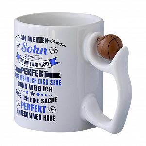 Кухоль Баскетбол М'яч в ручці для хлопчиків synthetic.ua - Фото 1