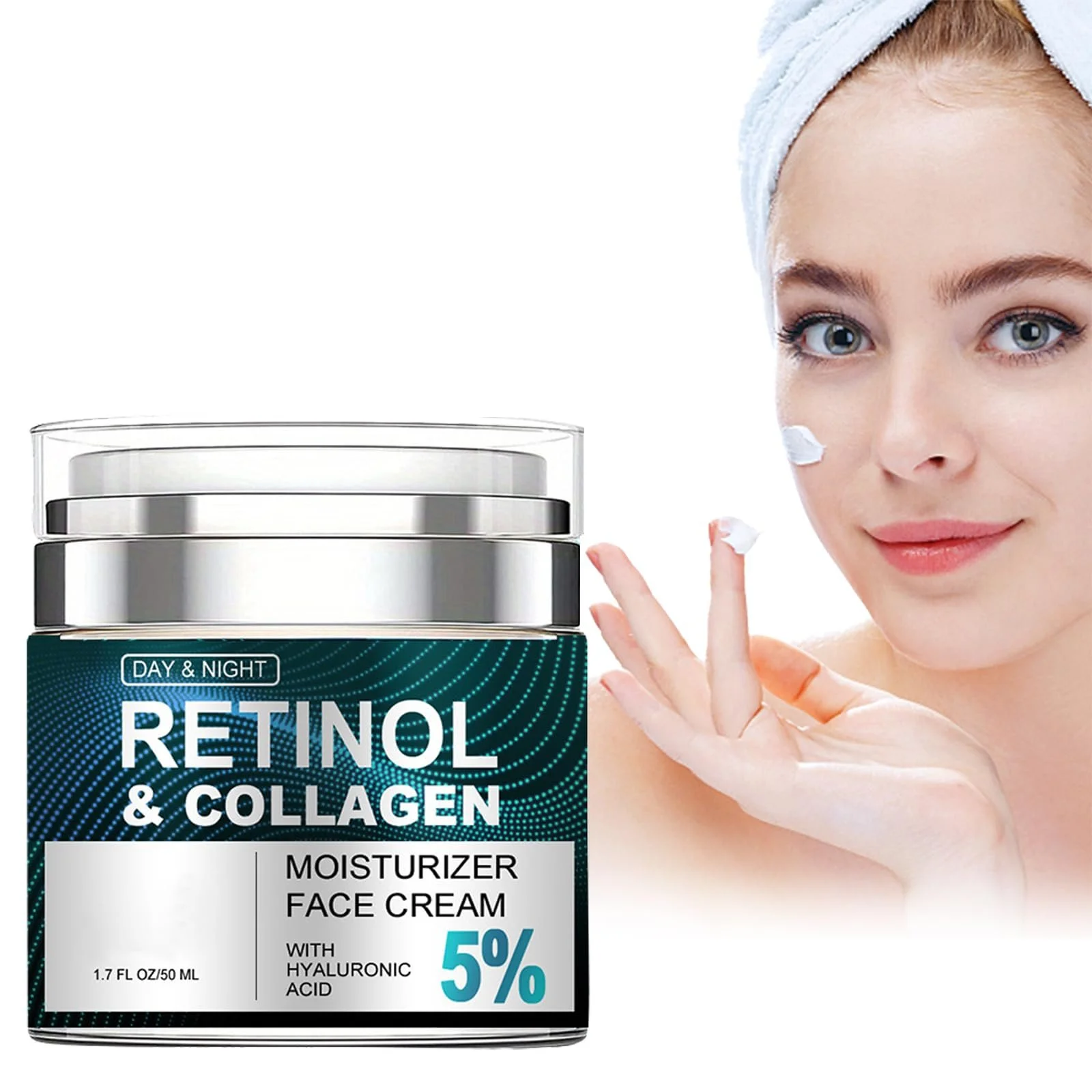Зволожувальний крем для обличчя Retinol Anti-Ageing денний та нічний з ретинолом для жінок та чоловіків, фото №1 Зволожувальний крем для обличчя Retinol Anti-Ageing денний та нічний з ретинолом для жінок та чоловіків, фото №1